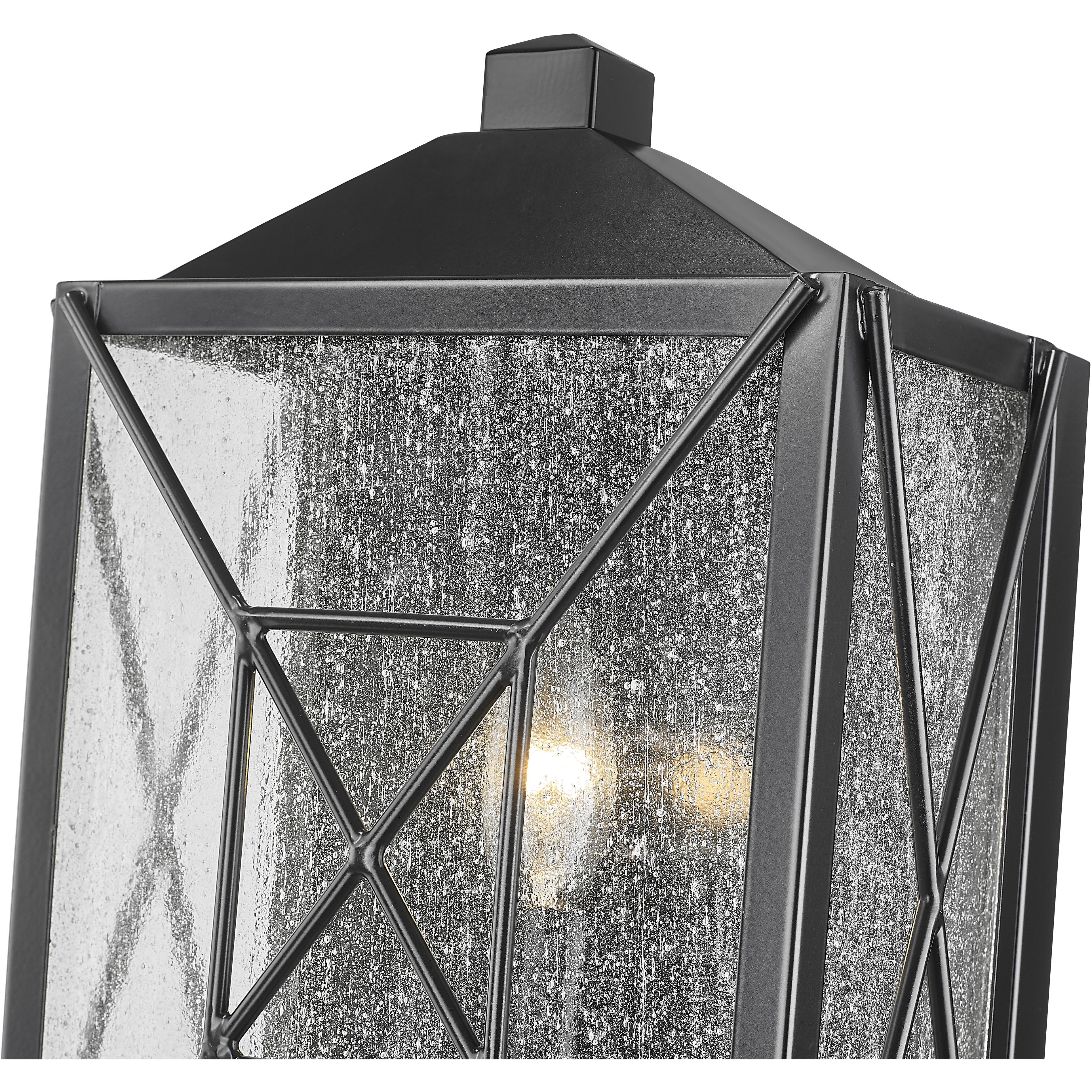 Caswell 1 Light 12.63 inch Powder Coated Black Outdoor Wall Sconce